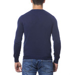 Crewneck Sweater // Heather Navy (M)