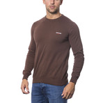 Crewneck Sweater // Brown (L)