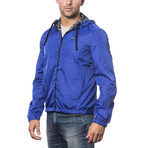 Reversible Hooded Wind Breaker // Royal (XS)
