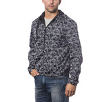 Reversible Hooded Wind Breaker // Black (XXS)