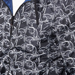 Reversible Hooded Wind Breaker // Dark Navy (XS)