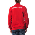 Zipped Bomber // Hot Red (XXS)