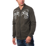 Zipped Bomber // Forest Night (XXS)