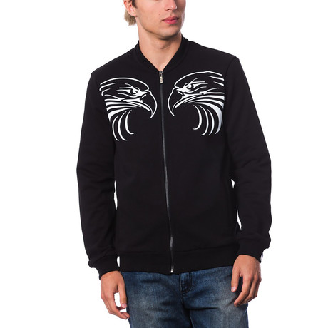 Zipped Bomber // Black (XXS)