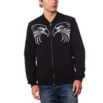 Zipped Bomber // Black (3XL)