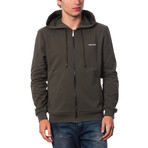 Zip-Up Hoodie // Forest Night (L)