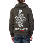 Zip-Up Hoodie // Forest Night (L)