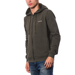 Zip-Up Hoodie // Forest Night (L)