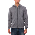 Dragon Zip-Up Hoodie // Grey Melange (XXS)