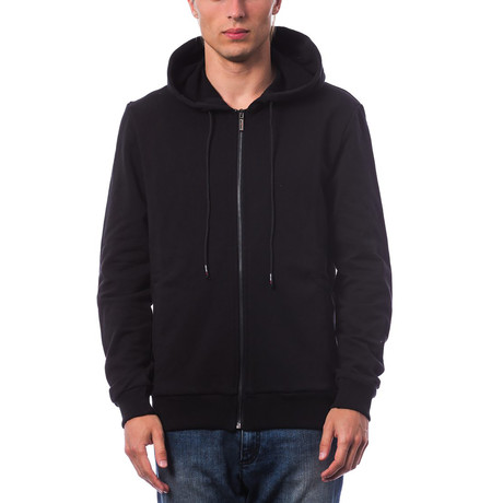 Dragon Zip-Up Hoodie // Black (XXS)