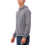 Dragon Zip-Up Hoodie // Grey Melange (XXS)