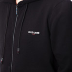 Dragon Zip-Up Hoodie // Black (XXS)