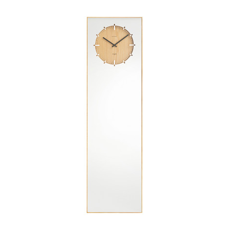 Inverse Mirror + Clock (Black)