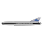 Chrome Bullet Airplane Space Pen (White Tail)