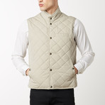 Quilted Vest // Stone (XL)