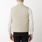 Quilted Vest // Stone (XL)