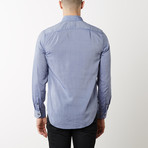 Tencel Lawn Button-Down // Heather Blue (L)