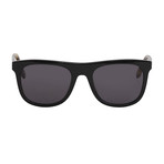 Men's Wayfarer Sunglasses // Black + Grey