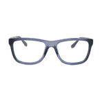 Salvatore Ferragamo // Men's Rectangular Eyeglasses // Dark Blue Grey