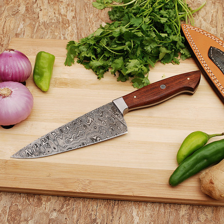 Damascus Vegetable Knife // 9781