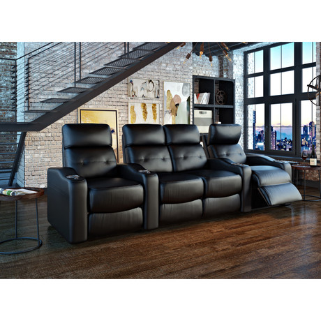 Octane Contour HR Series Home Theater Recliners // Loveseat // Set of 4