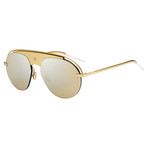 Dior EVOLUTION Sunglasses // Gold Frames + Gold Lenses