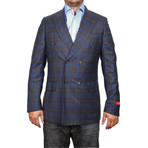 Double Breasted Blazer // Blue (Euro: 54)