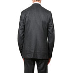 Chalk Stripe Two Button Suit // Gray (Euro: 42)
