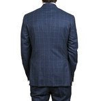 Check Two Button Suit // Blue (Euro: 44)