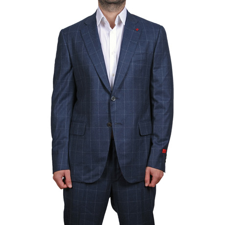 Check Two Button Suit // Blue (Euro: 44)