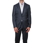Chalk Stripe Suit // Blue (Euro: 54)