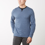 Fred Long Sleeve Tee // Pacific Blue (XS)