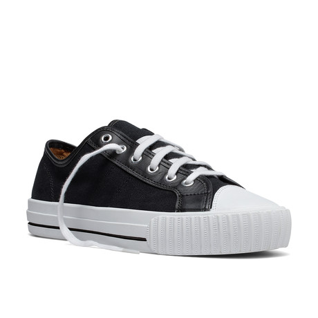 Center Lo Sneakers // Black + White (US: 6)