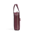 Neoclassico Saffiano City Large Briefcase // Wine
