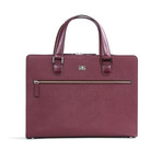Neoclassico Saffiano City Large Briefcase // Wine