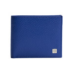 Grainy Leather Wallet // Navy