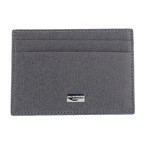 Neoclassico Card Case Saffiano City // Gray