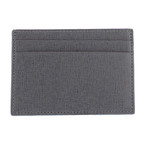 Neoclassico Card Case Saffiano City // Gray