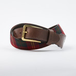 Leather Tab Belt  // Tartan Plaid Flannel 2 (30)
