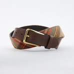 Leather Tab Belt  // Beige (30)
