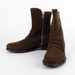 Amiri // Stack Suede Boots // Brown (US: 8.5)