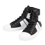 Amiri // Sunset Leather Hi-Top Sneakers // Black (US: 6)