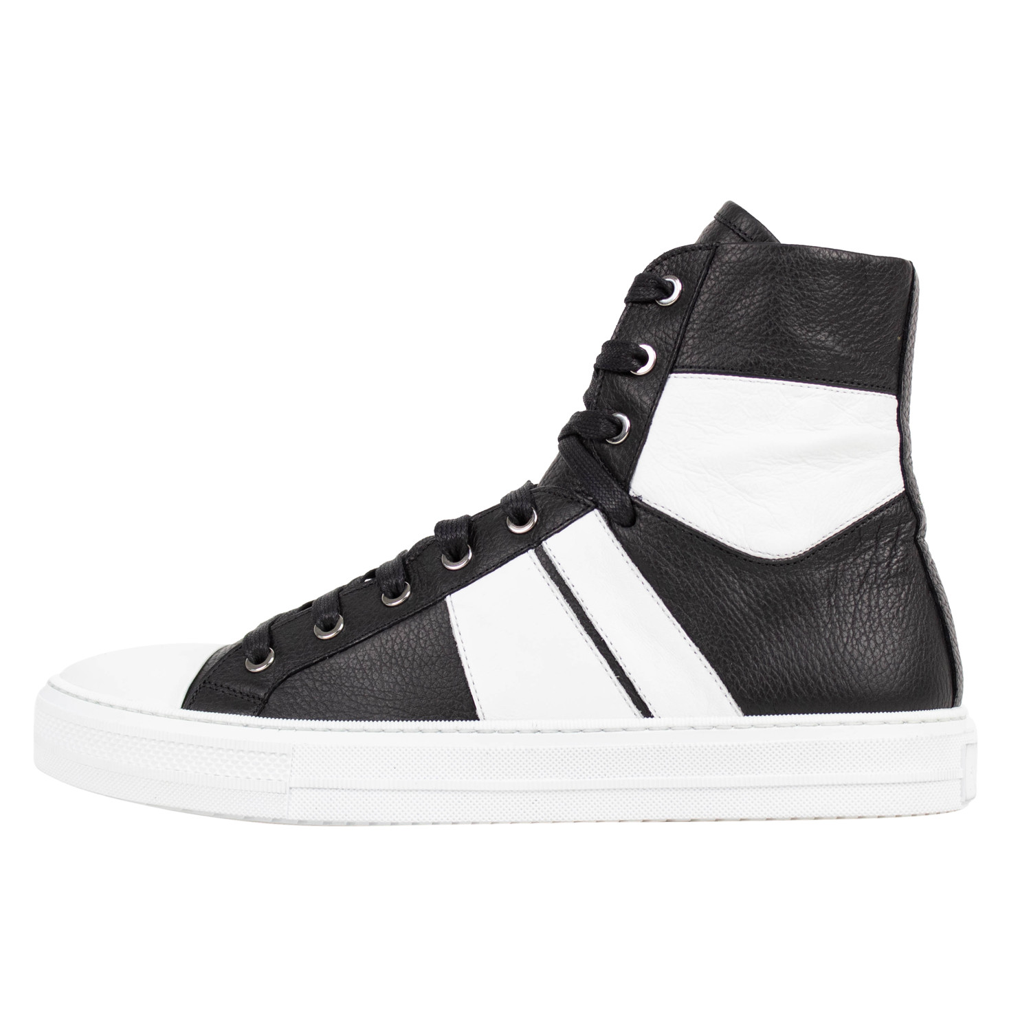 Amiri // Sunset Leather Hi-Top Sneakers // Black (US: 13) - Luxury ...