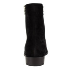 Amiri // Skinny Stack Suede Boots // Black (US: 6)