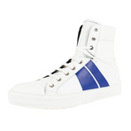 Amiri // Sunset Hi-Top Sneakers // White + Blue (US: 12)
