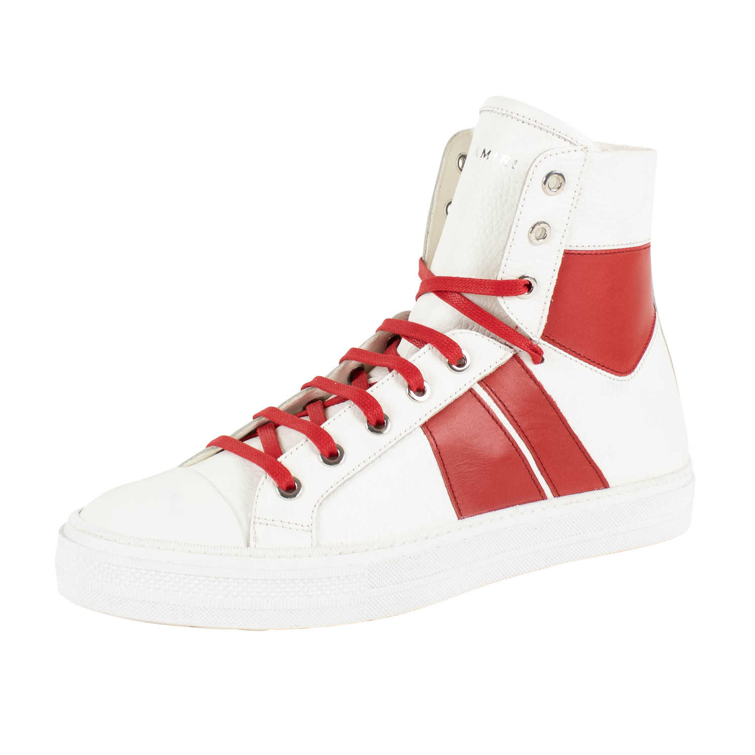 Amiri // Sunset Hi-Top Sneakers // White + Red (US: 7) - Designer ...