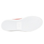 Amiri // Kayd Sunset Hi-Top Sneakers // White + Red (US: 8)