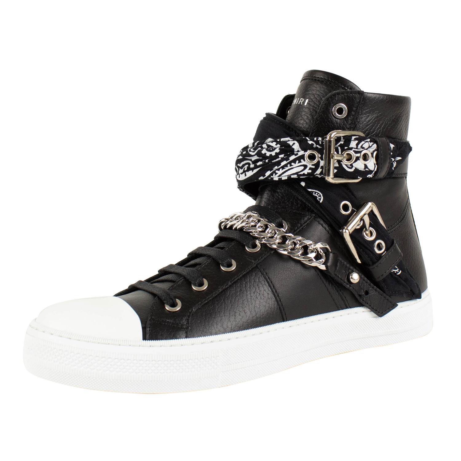 Amiri // Sunset Bandana Hi-Top Sneakers // Black (US: 6) - Designer ...
