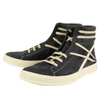 Rick Owens // Geothrasher High Leather Sneakers // Black (US: 9)