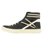 Rick Owens // Geothrasher High Leather Sneakers // Black (US: 9)